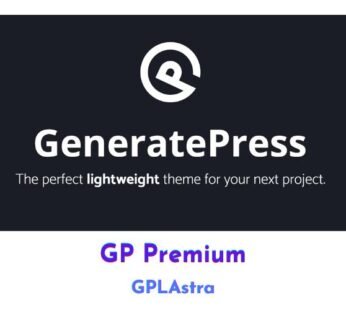 GP Premium v2.5.5 – GeneratePress WordPress Theme Addon
